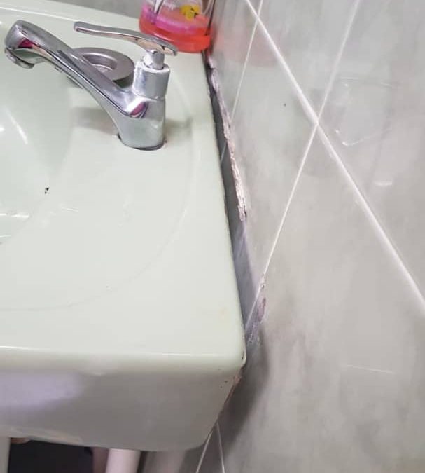 Replace Basin And Piping, Install 2 Mirror And 1 Rack In Woodlands Street