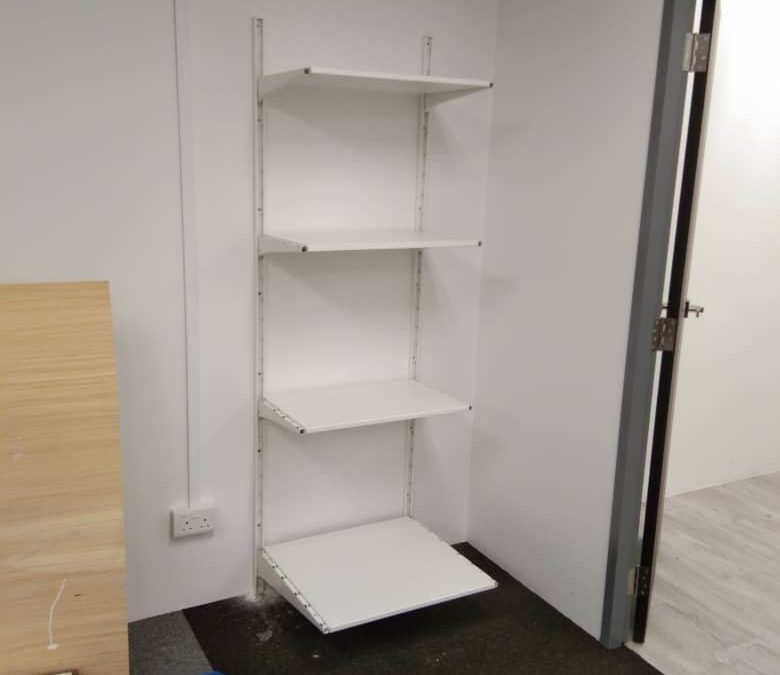 Assemble And Install 2 Cabinets And 1 Shelf  At 73 Science Park Drive