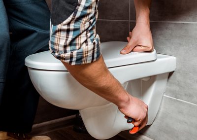 Toilet Bowl Installation