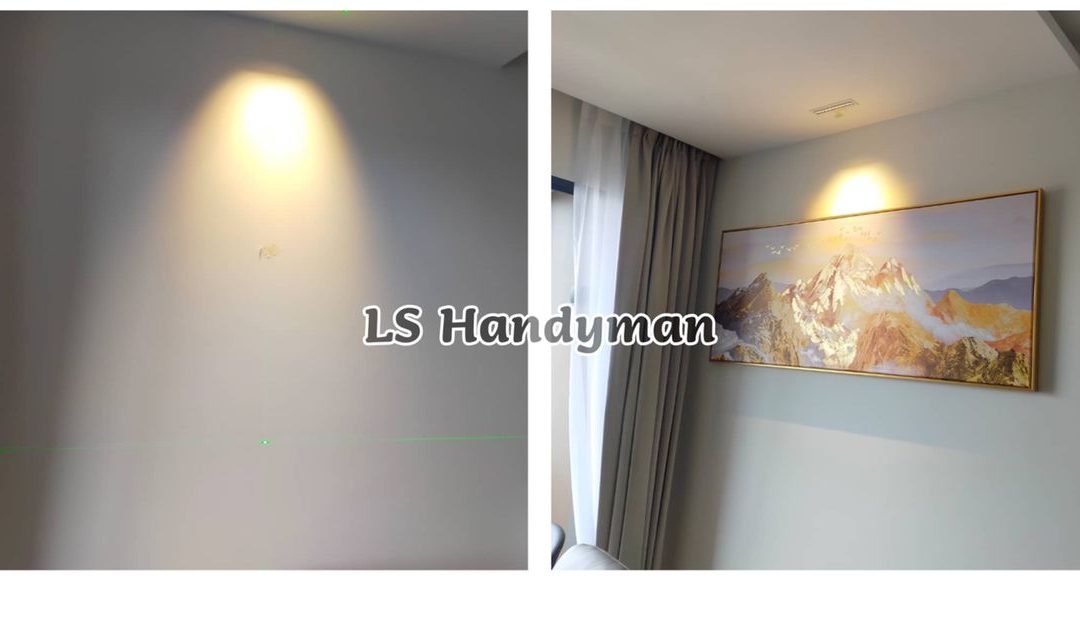 Hanging Picture At Amber Road