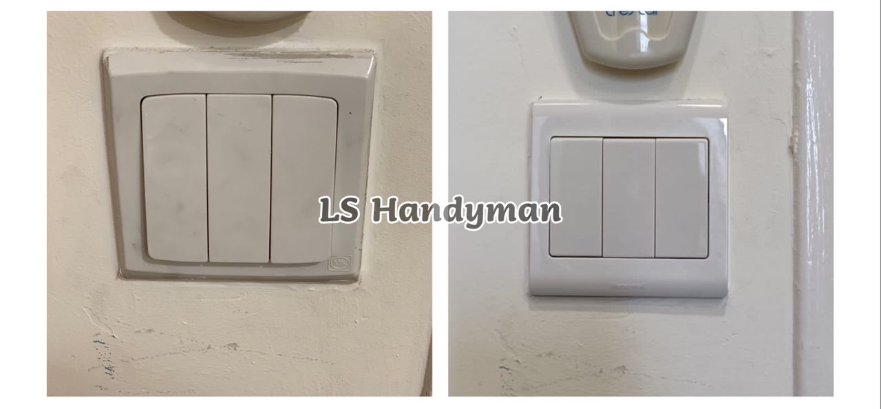 Replace 3gang switch