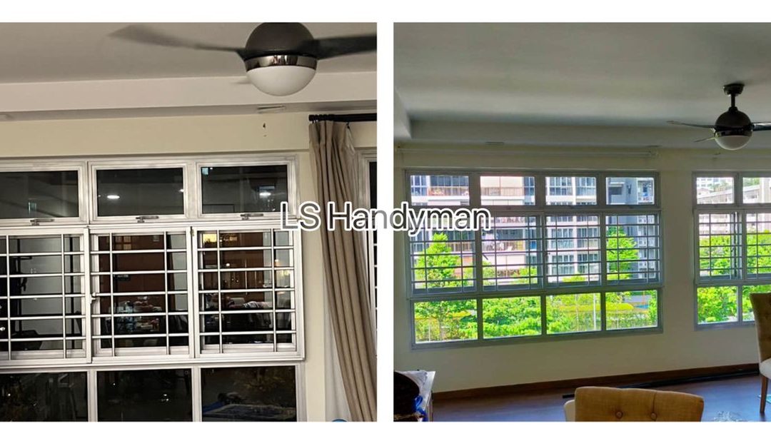 Install 2 Curtain Blinds At Fernvale Link