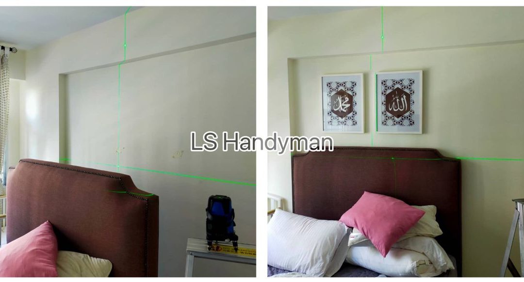 Install 2 Picture Frame In Yishun