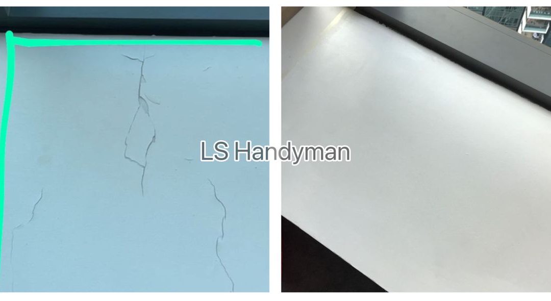 Repair And Painting 2 Area As Photo Mark At Thomas Walk