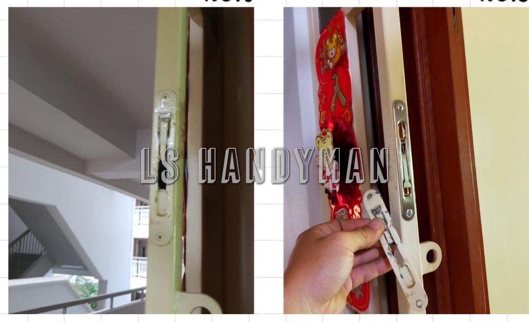 Replace Flush Bolt At Edgedale Plains