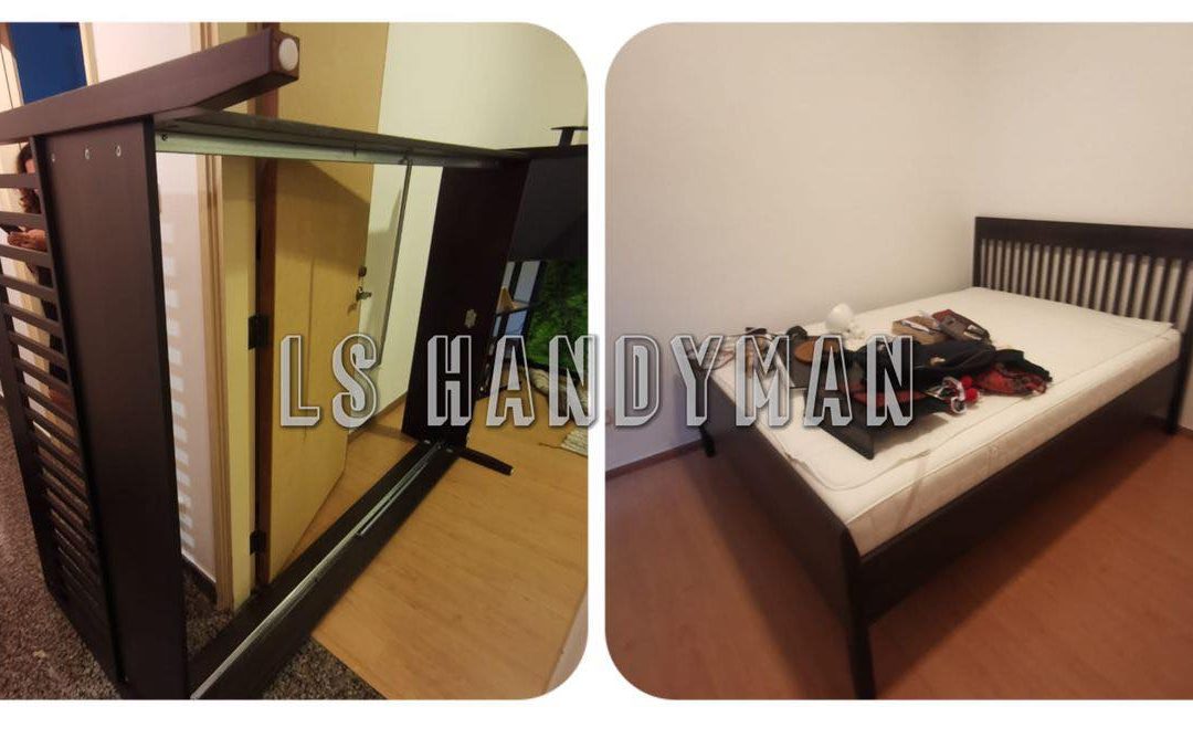Dismantle and reassemble bed frame at Kim Yam road