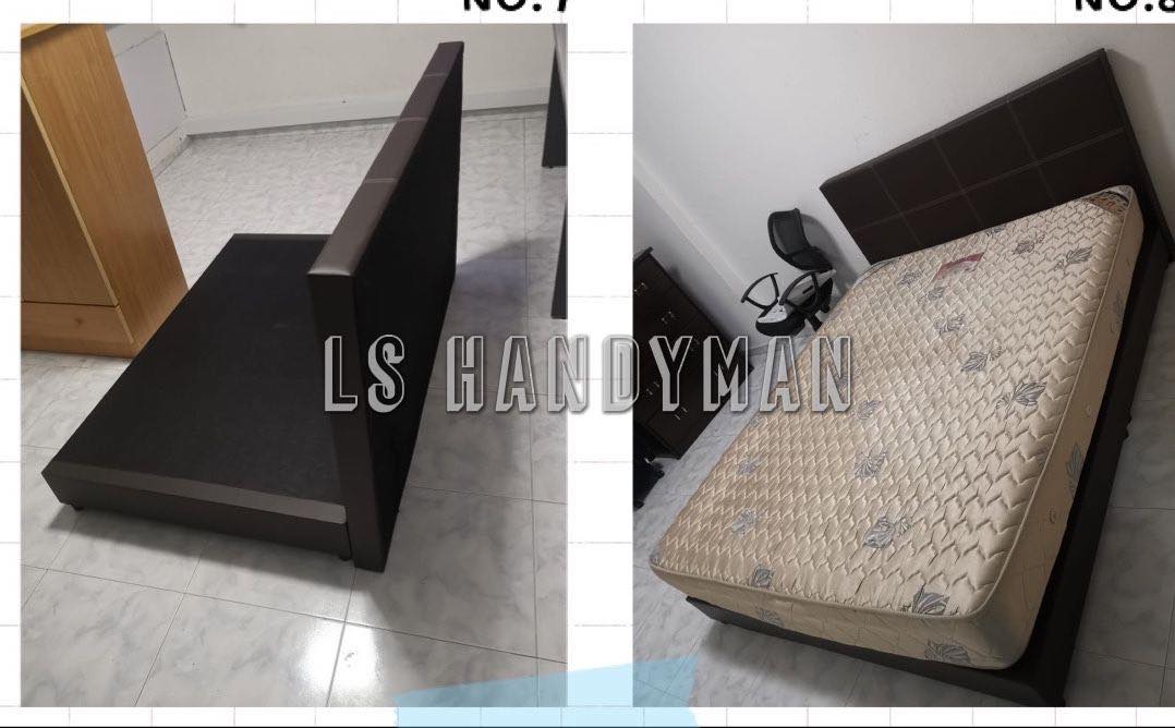 Dismantle and reassemble bed frame