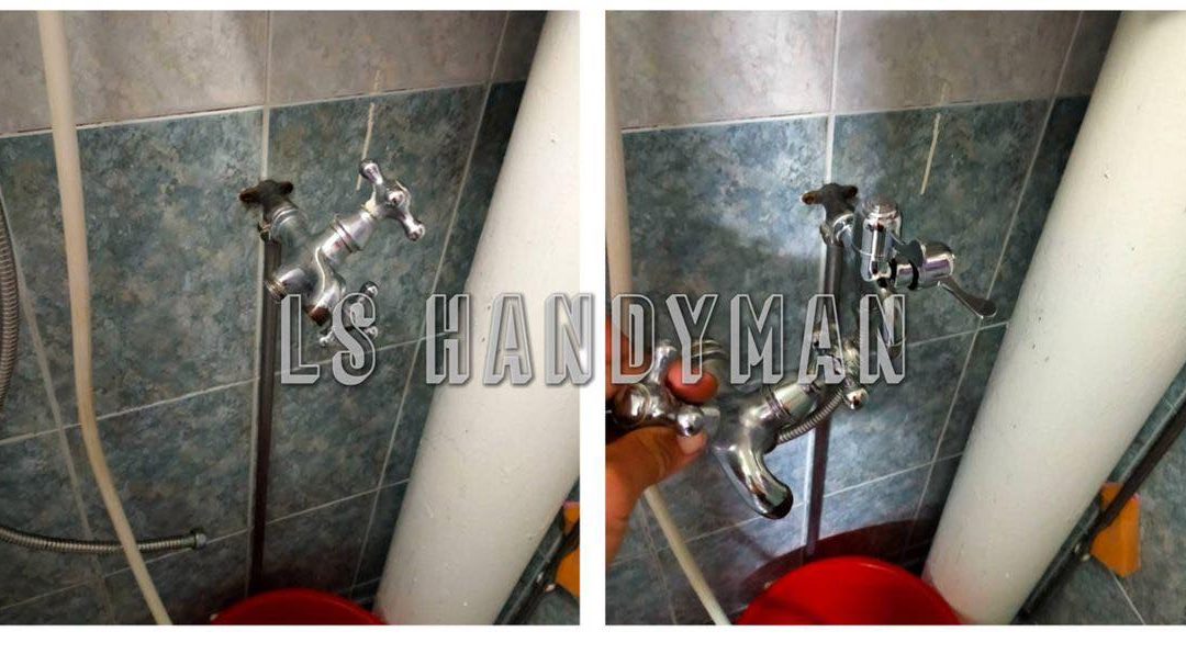 Replace 2 way tap At Jurong West