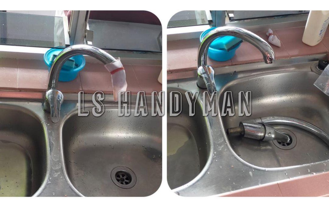 Replace cold water tap At Clover by the park