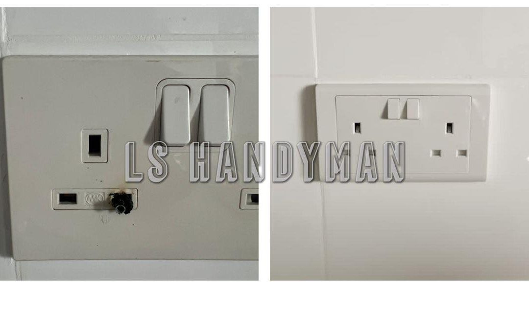 Replace double socket at Sims drive