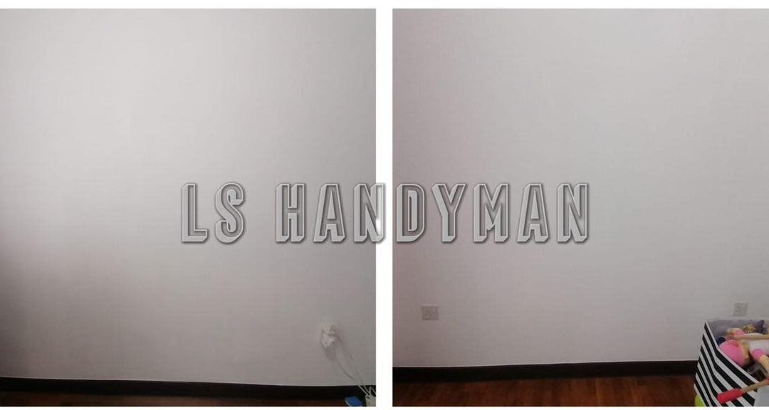 Touch up and painting at Jalan Eunos