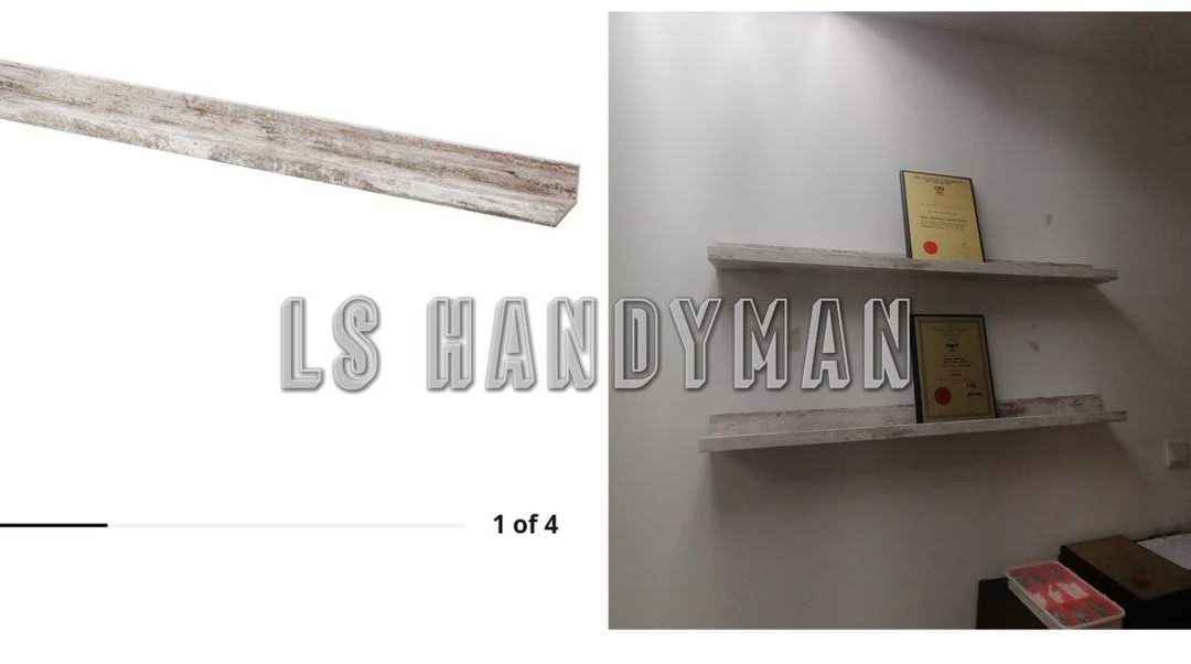 Install shelves At Sims Ave