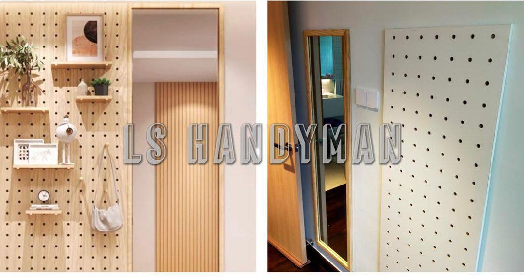 Mount pegboard At Lorong Ong Lye