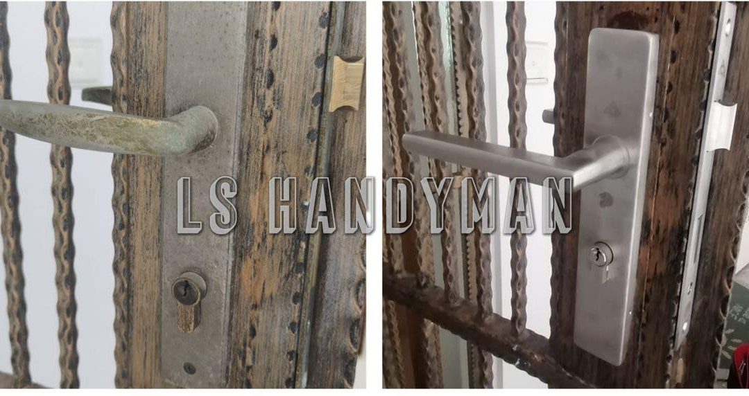 Replace door lock At Sengkang