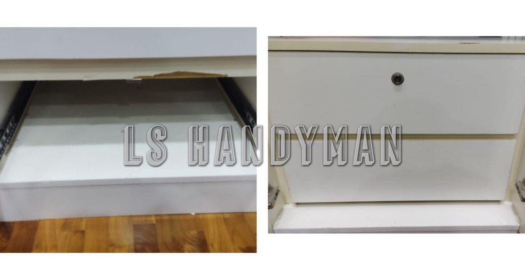 Replace drawer track At Paya Lebar