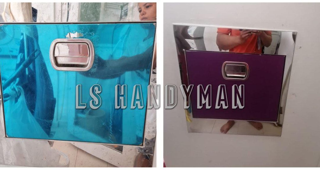 Replace rubbish chute At Bedok