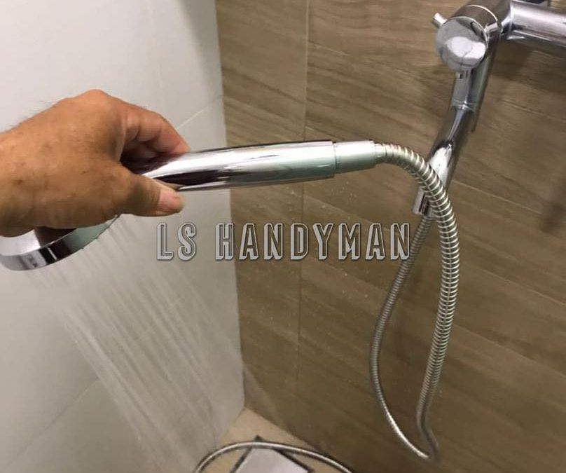 Replace shower hose At Petir Road