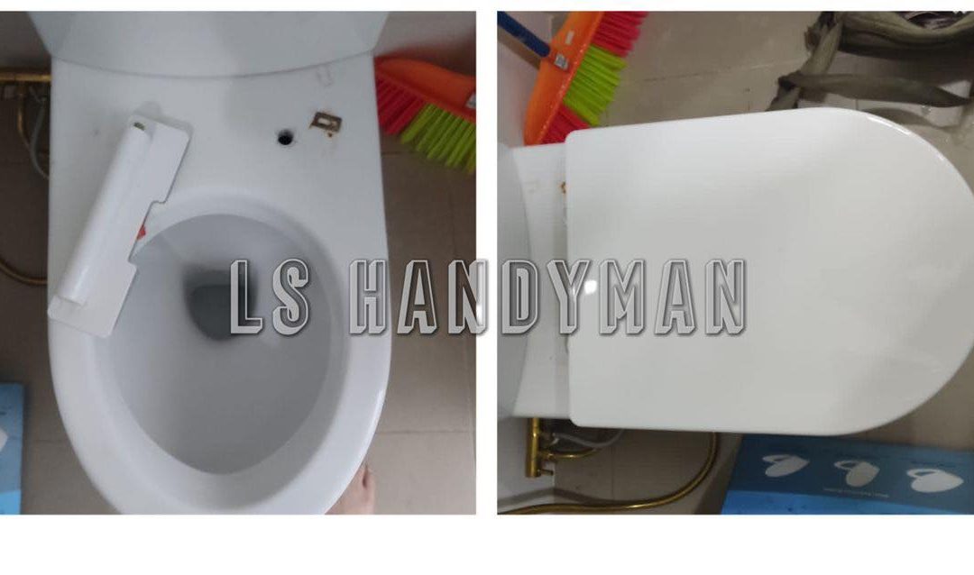 Replace toilet seat cover At Paya Lebar