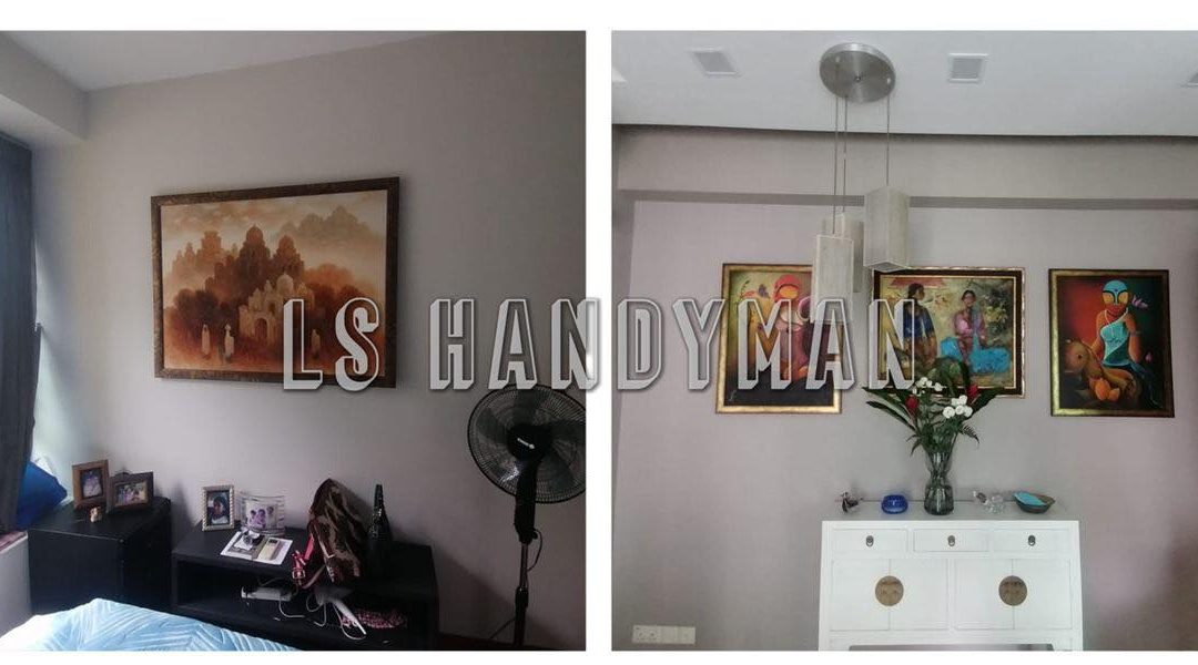 Install painting at Jalan Datoh