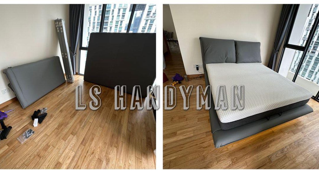 Assemble bed frame at Cantonment Road