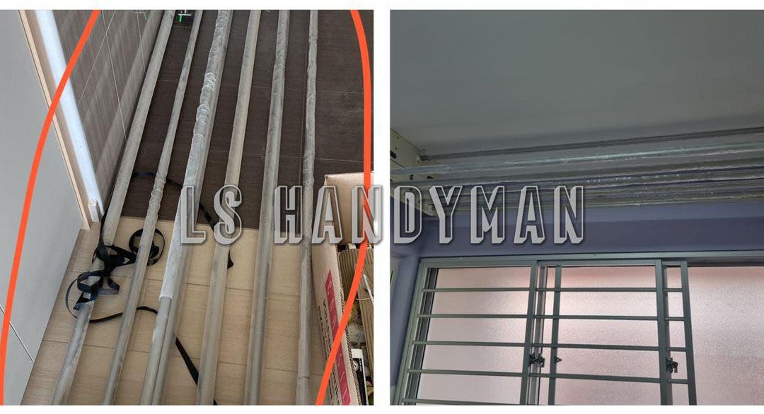 Install laundry rack at Tampines