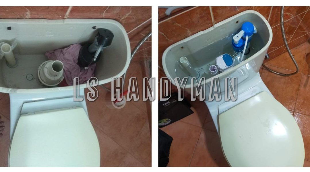 Replace flushing system At Compassvale Bow