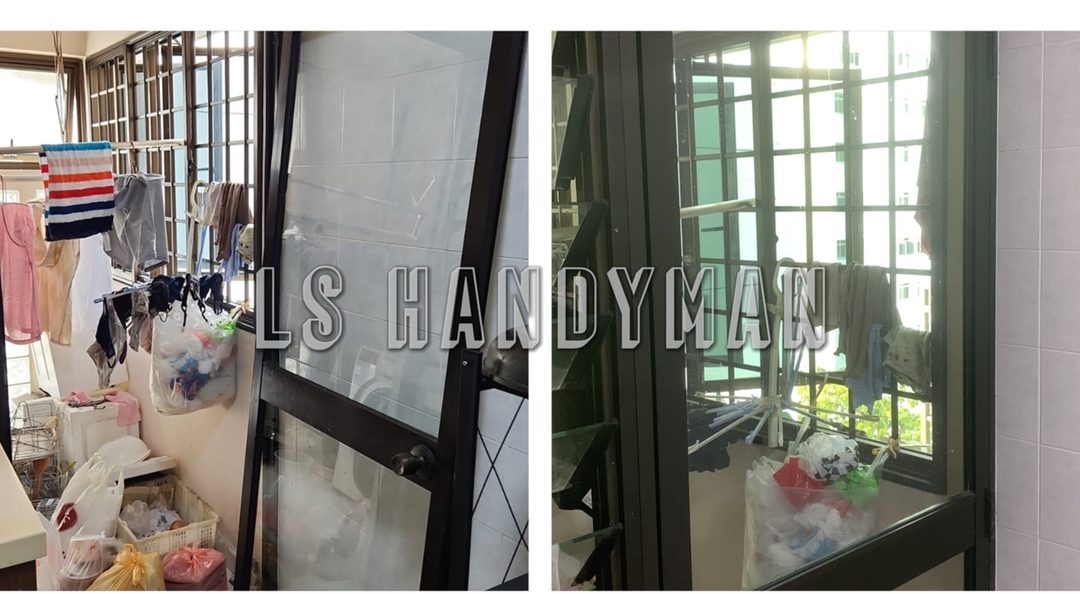 Repair door at Sembawang