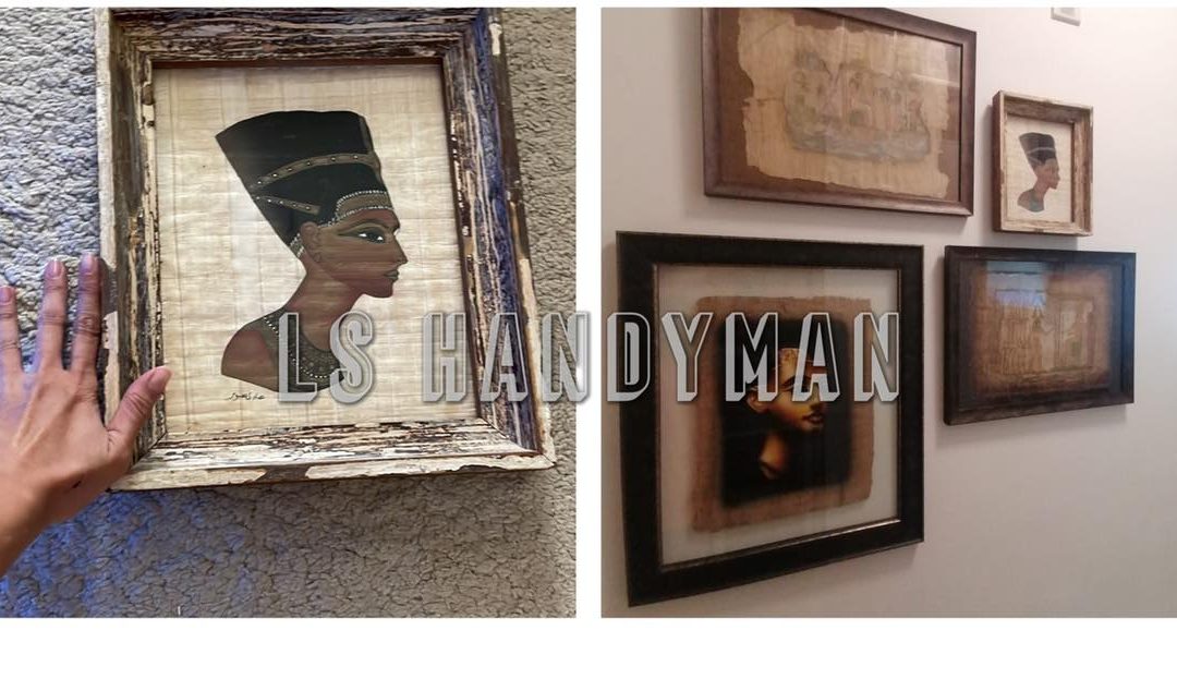 Hanging frame at Hertford Road