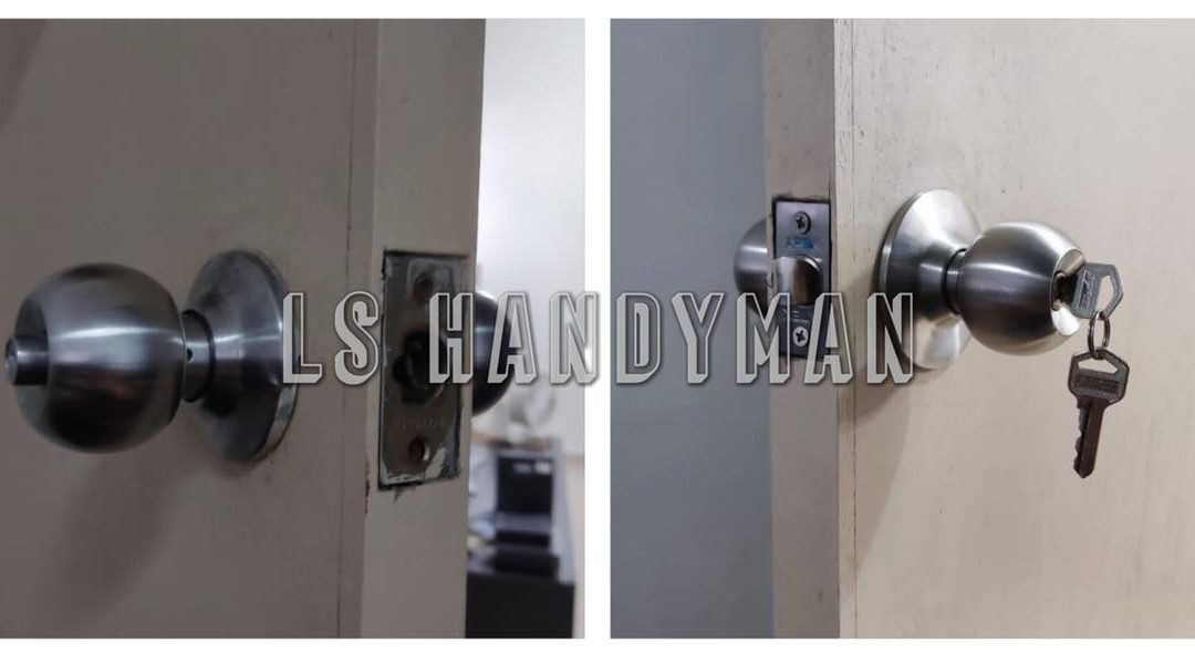 Replace door knob at Anchorvale Road