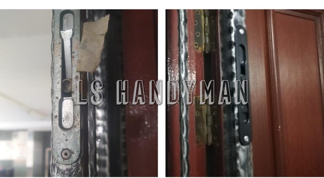 Replace flush bolt at Boon Lay
