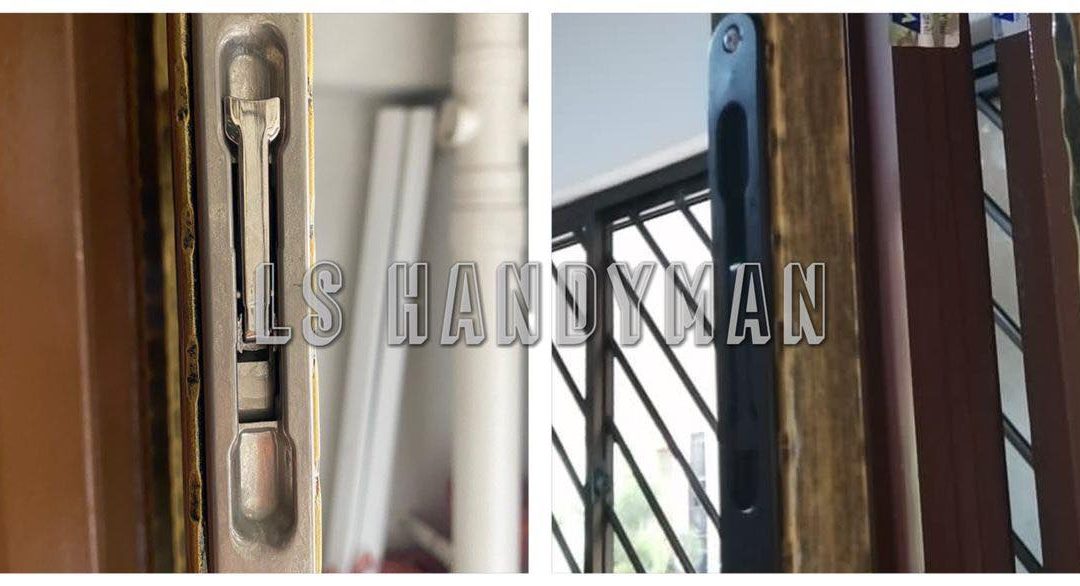 Replace flush bolt at Jurong West