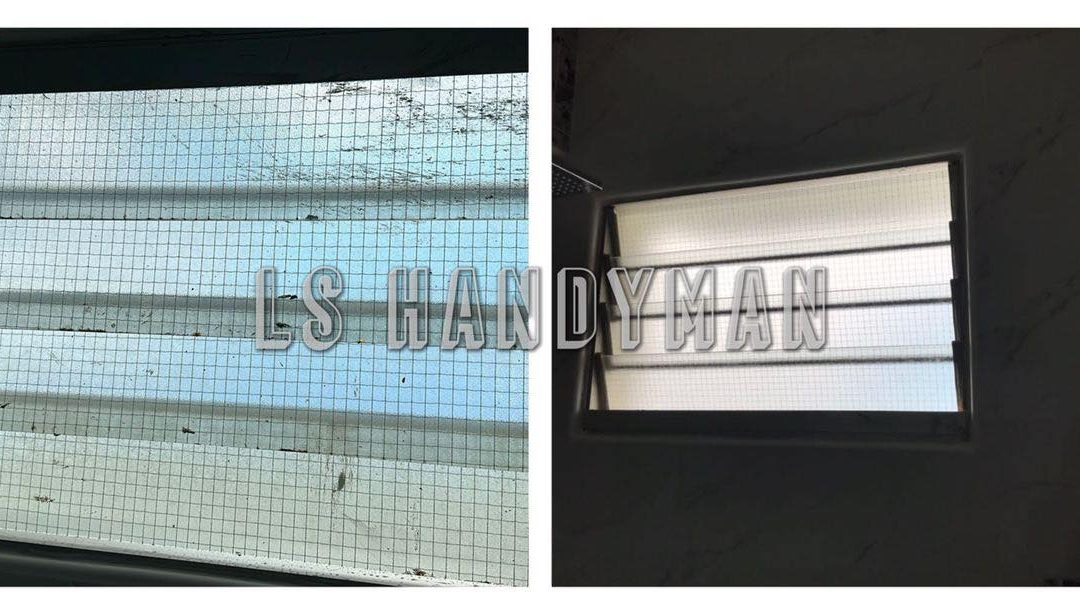 Replace glass at Pasir Ris
