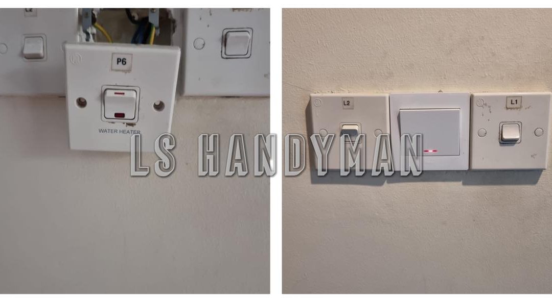 Replace heater switch at Telok Kurau