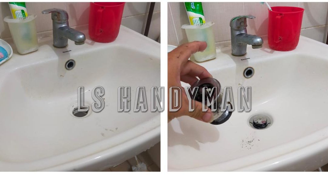 Replace pop up waste at Bedok