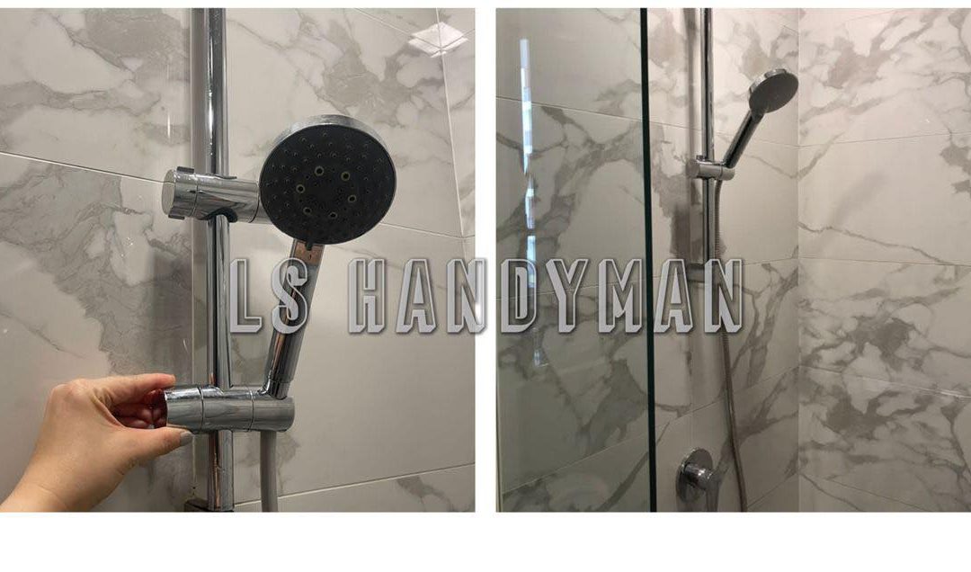 Replace shower set at Compassvale Bow