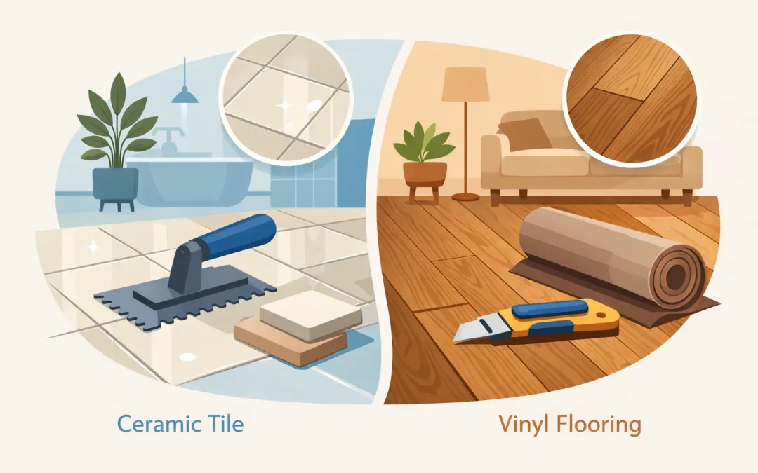 Ceramic Tile or Vinyl Flooring for Your Home