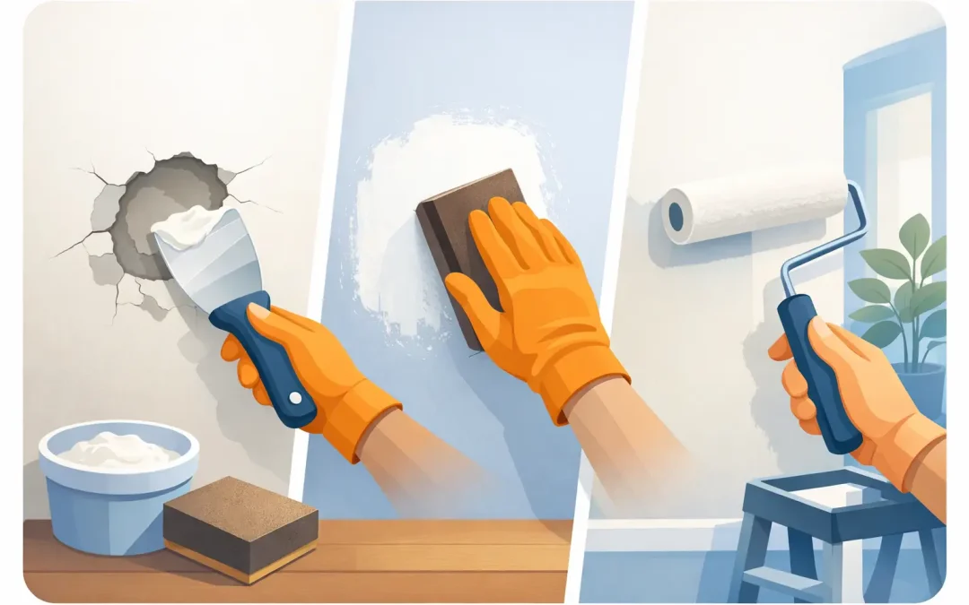 How to Patch Wall Holes for a Clean Finish