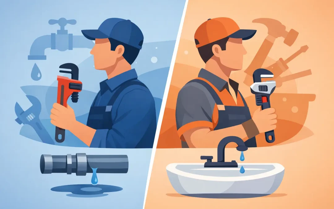 Plumber vs Handyman for Leaks
