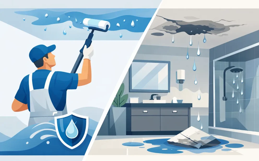 Waterproofing Bathroom Ceiling Before Damage Spreads