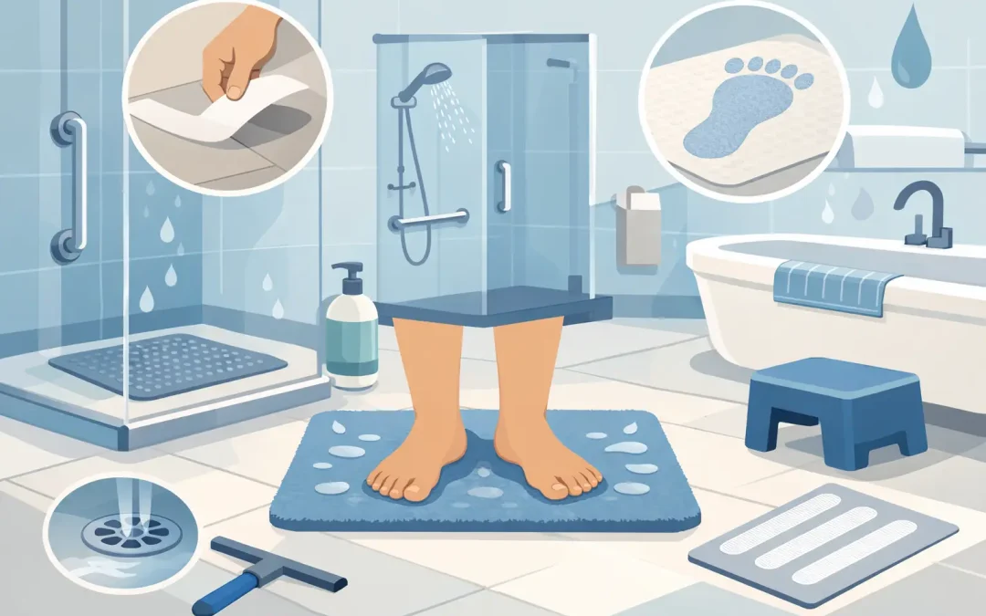 8 Best Anti Slip Bathroom Upgrades for Safer Floors