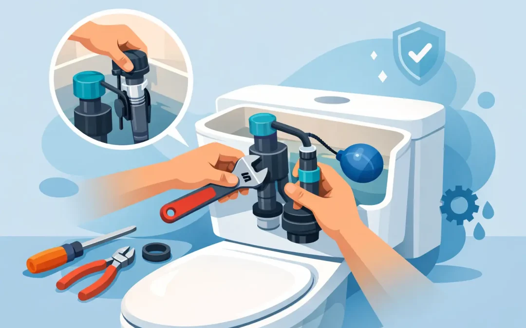 How to Replace Toilet Flush Valve Safely