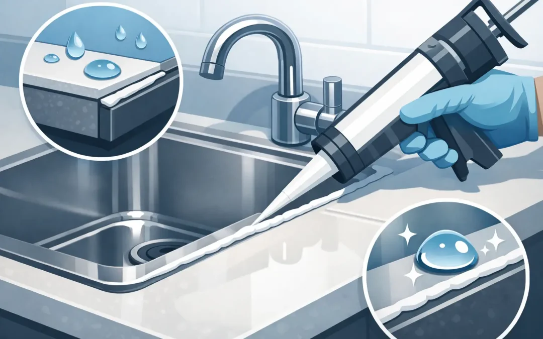 How to Reseal Sink Edges for a Watertight Finish