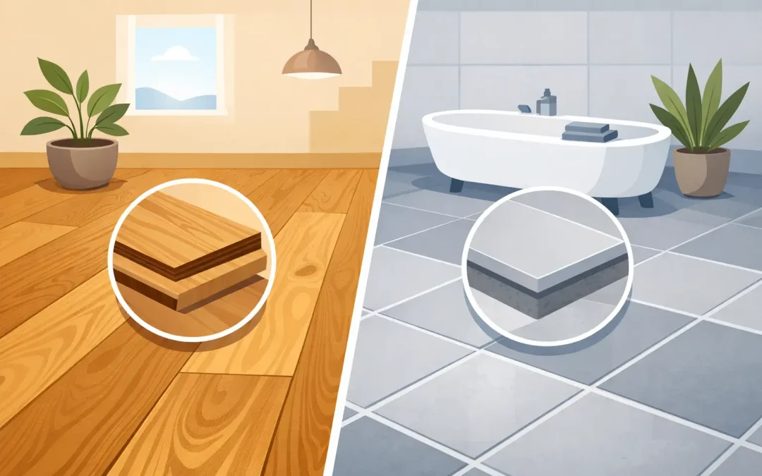 Laminate Versus Tile Flooring for Your Space