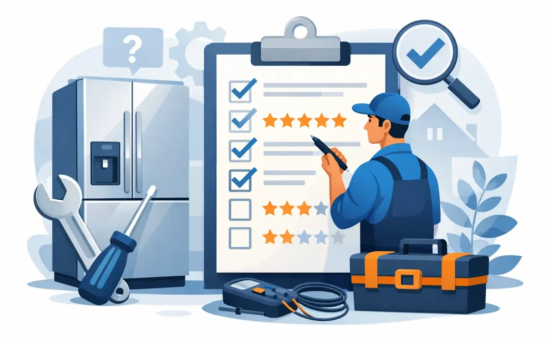 Refrigerator Repair Service Review Checklist