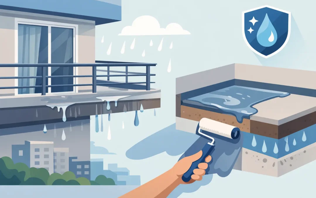 Waterproofing Case Study for a Leaking Balcony